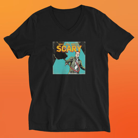 TWPS - SQUARE LOGO - Unisex Short Sleeve V-Neck T-Shirt