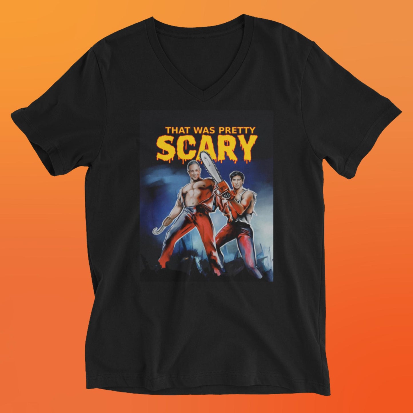 TWPS - ARMY OF SCARY - Unisex Short Sleeve V-Neck T-Shirt