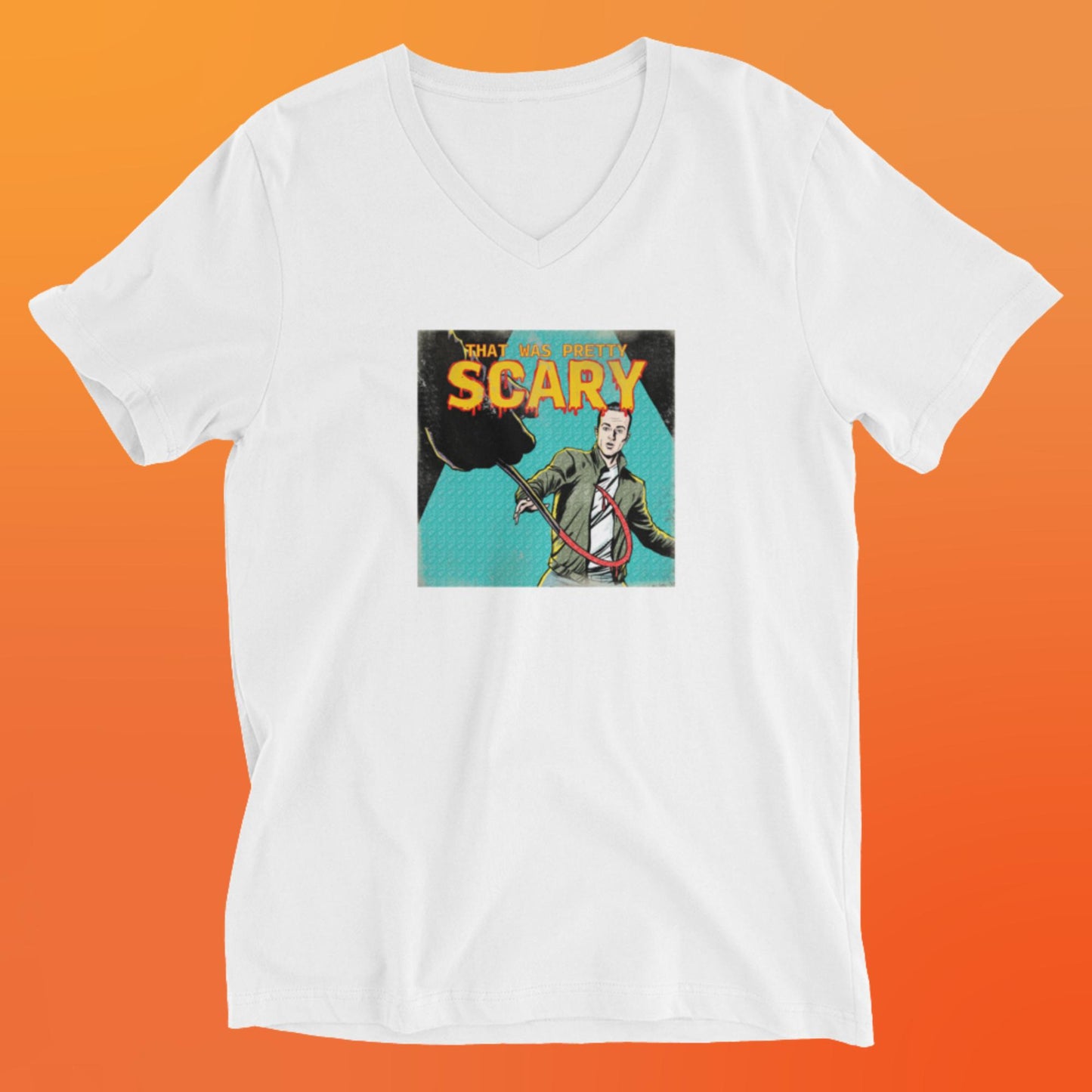 TWPS - SQUARE LOGO - Unisex Short Sleeve V-Neck T-Shirt